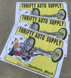 THRIFTY AUTO SUPPLY Spokane Washington Dragster Banner