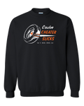 CASLER CHEATER SLICKS Black Crew Sweatshirt Pullover