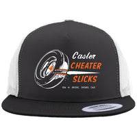 CASLER CHEATER SLICKS Trucker Hat Black/White