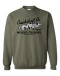 CRANKSHAFT CO. Welded Strokers Military Crew Sweatshirt Pullover