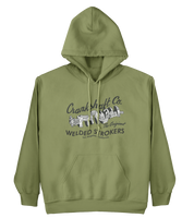 CRANKSHAFT CO. Welded Strokers Military Green Hoodie Sweatshirt Pullover
