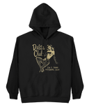 DELTA CLUB Burlesque 1940's Matchbook Art Black Hoodie