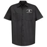 FALFA'S SPEED SHOP Black Button Down Shop Shirt