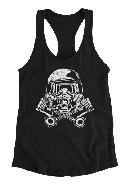 GASSER NITRO MASK Women's Racerback Tank