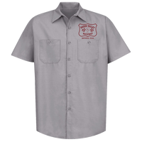 GREEN VALLEY RACEWAY 1963 Championship Gray Button Down Shop Shirt