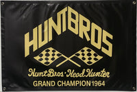 HUNT BROS Head Hunter 1964 Grand Champion Garage Banner