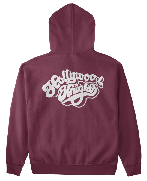 HOLLYWOOD KNIGHTS Car Club Hoodie Sweatshirt Pullover