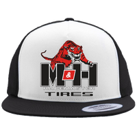 M&H RACEMASTER Tires Trucker Hat White/Black