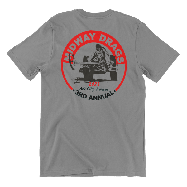 MIDWAY DRAGS 2023 Event Shirt Gray