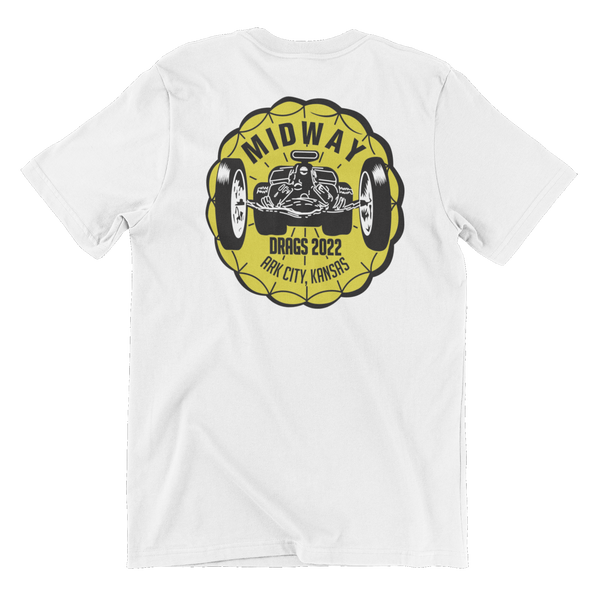 MIDWAY DRAGS 2022 Event Shirt White