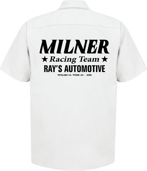 MILNER RACING TEAM White Button Down Shop – Merchants of Speed