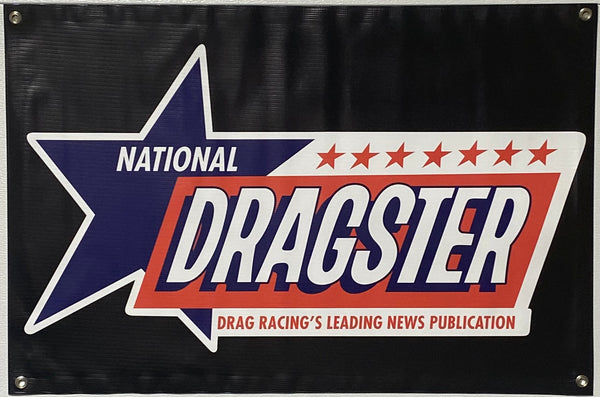 NATIONAL DRAGSTER Magazine Garage Banner