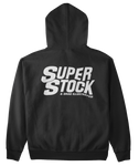 SUPER STOCK Magazine & Drag Illustrated Black Hoodie Sweatshirt Pullover