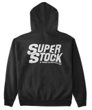 SUPER STOCK Magazine & Drag Illustrated Black Hoodie Sweatshirt Pullover