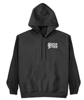 SUPER STOCK Magazine & Drag Illustrated Black Hoodie Sweatshirt Pullover
