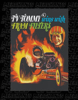 TV TOMMY Wins with Fram Filters Wall Banner Tommy Ivo