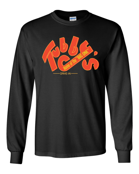 TUBBY'S Drive-In Black Long Sleeve Tee Hollywood Knights