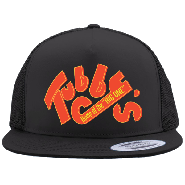 TUBBY'S Home of the Big One Black Trucker Hat Hollywood Knights