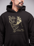 DELTA CLUB Burlesque 1940's Matchbook Art Black Hoodie